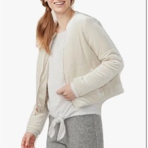 Women's LC Lauren Ivory Conrad Velvet Puffer Jacket Size XS